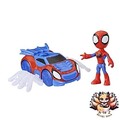 NEU Hasbro Marvel Spidey Web-Crawler Fahrzeug 4 Figuren Vorschulspielzeug...