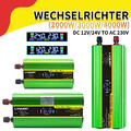​​2000W 3000W 4000W Reiner Sinus Wechselrichter 12V/24V zu 230V Spannungswandler