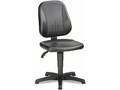 BIMOS 9650-   551 Arbeitsdrehstuhl Unitec Bodengleiter Kunstlederpolster schwarz