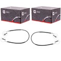 2x A.B.S. HANDBREMSSEILE HINTEN passend für FIAT GRANDE PUNTO TROMMELBREMSE LINK