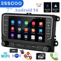 6+128G DAB+KAM Autoradio Android 14 Für VW Golf Jetta Passat GPS FM Navi CarPlay