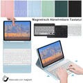 QWERTZ Bluetooth Tastatur Maus mit Hülle für Samsung Galaxy Tab A9+ S9 FE S8 S7