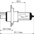 10x Valeo 032007 Glühlampe, Fernscheinwerfer für SEAT SKODA SMART SSANGYONG Bele