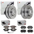 NK BREMSSCHEIBEN + BELÄGE VORNE + HINTEN passend für AUDI A3 8P1 VW GOLF 6 5K1