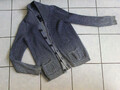 Guess - modische Strickjacke Herren - Grobstrick - Blaugrau - Gr. M/46 - Neuw.
