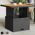 Gartentisch Couchtisch Poly Rattan Tisch Gartenmöbel Esstisch Terrassentisch