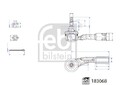 FEBI BILSTEIN Spurstangenkopf 183068 für HYUNDAI KIA