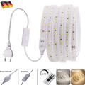 220V 230V 2835 LED Stripe Streifen Dimmbar Lichtleiste Lichtband Schlauch Außen