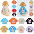 Bedruckter Kapuzenpullover Für Kleine Hunde Warme Winter-Katzenkleidung †↓
