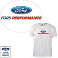 T-Shirt FORD oval Logo licensed Mustang  Tuning US-Car Werkstatt  *0016 wh