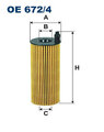 FILTRON OE 672/4 Ölfilter für ALPINA,BMW,MINI,TOYOTA