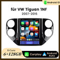 Android 13 Autoradio GPS Nav Wifi BT Carplay 6+128G Für VW Tiguan 1NF 2007-2016