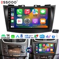 DAB 9" 6+128G Android CarPlay Autoradio GPS Navi BT Für Suzuki Swift 4 2011-2017