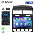 Android 13 Autoradio DAB+ 64GB Carplay GPS Navi RDS KAM Für VW TOUAREG 2003-2010