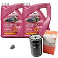 MAHLE Ölfilter 8 L MANNOL Legend+Ester 0W-40 für VW Golf V 1.4 16V 1.6 FSI Audi