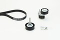 Continental ContiTech 6PK1733K3 Keilrippenriemensatz + Spannrolle & +