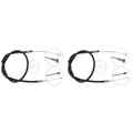 2x A.B.S. HANDBREMSSEILE HINTEN passend für CITROËN JUMPER FIAT DUCATO OPEL MOVA