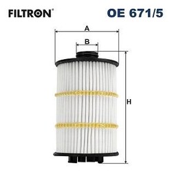 Filtron OE 671/5 Ölfilter für AUDI BENTLEY Schmierung