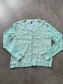 Cecil Strickjacke Cardigan Gr. M (36/38) mint, oilwashed, Netzoptik