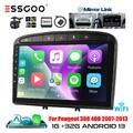 9" Autoradio Android 13 CarPlay GPS Cam 1+32G Für Peugeot 408 308 CC SW 07-2013