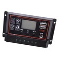 30A Solarpanel Batterie Energie Regler Laderegler PWM LCD 12V/24V Auto Dual USB!