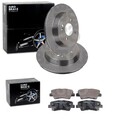 EuroBrake BREMSSCHEIBEN 262mm + BELÄGE HINTEN passend für KIA RIO 4 YB STONIC YB