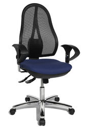Bürostuhl Schreibtischstuhl Drehstuhl Topstar Open Point SY blau chrom