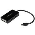 StarTech.com Travel A/V adapter - 3-in-1 Mini DisplayPort to DisplayPort DVI or 