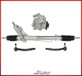 Lenkgetriebe + Servopumpe für BMW 5 E39 Benzin mit Spurstangenköpfe Servolenkung