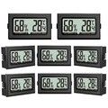 8 Stück Luftfeuchtigkeitsmesser Thermometer, Mini Digital Hygrometer mit LCD,...
