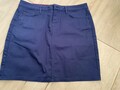Damen Rock Gr. 38 Tommy Hilfiger farbe blau Neu ohne Etikett 