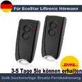 2X Garagentor Handsender für Hörmann Liftronic EcoStar RSC2-433 RSE2/RSZ1 433MHz