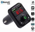 Bluetooth FM Transmitter Auto MP3 Player USB Stick KFZ SD AUX Freisprechanlage