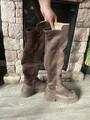 Stiefel Gr. 36 Wildleder Look top Zustand! Kniehoch