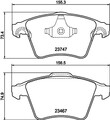 HELLA PAGID Bremsbelagsatz Scheibenbremse 8DB 355 013-821 für T5 TRANSPORTER VW