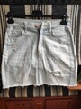 Damen Jeans Minirock Miniröcke Rock Sexy Hüftrock Mini Jeansrock Hellblau B127