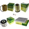 MANN-FILTER Inspektionspaket Filterset passend für Ford Kuga II DM2 Grand C-Max
