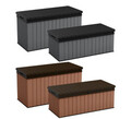 Keter Aufbewahrungsboxen "Darwin", Gartentruhe Gartenbox Auflagenbox Kiste