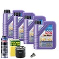 Motoröl 5W40 LIQUI MOLY High Tech 4L+MANN Ölfilter+Spülung+Ölablassschraube