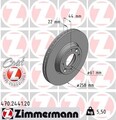 2x Zimmermann 470.2441.20 Bremsscheibe für DACIA MERCEDES-BENZ RENAULT Bremsanla
