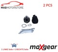 GELENK ANTRIEBSWELLE PAAR WHEEL SIDE VORNE MAXGEAR 49-1555 2PCS A NEU