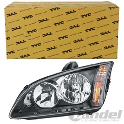 TYC HAUPTSCHEINWERFER H7/H1 LINKS passend für FORD FOCUS II TURNIER 1.4 - 2.5 ST