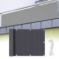 PVC Balkon Sichtblende Balkonbespannung 6 Meter Balkonverkleidung Windschutz #3