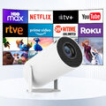 Mini 4K Beamer UHD Heimkino Projektor LCD 5G WiFi Bluetooth Android Taschenkino