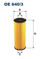 Ölfilter FILTRON OE 640/3 Filtereinsatz für DAEWOO SSANGYONG MERCEDES VW PUCH 28