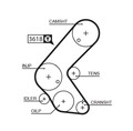 GATES 5563XS FleetRunner™ Micro-V® Stretch Fit® Zahnriemen für OPEL ASTRA J