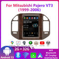 Für Mitsubishi PAJERO 1999-2006 Carplay RDS Android 13 Autoradio GPS Navi BT 32G