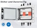 Solar Anschlusskasten Überspannungsschutz Photovoltaik DC 1 String 2 String ~