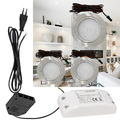 Extra Flache LED Einbauspots Mila - 12V - 2,4W - Loch 58 - 60mm - 230V Zuleitung