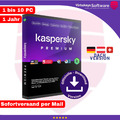 Kaspersky Premium 2024 / 1, 3, 5, 10 Geräte 1 Jahr / ESD / VPN Passwort-Manager